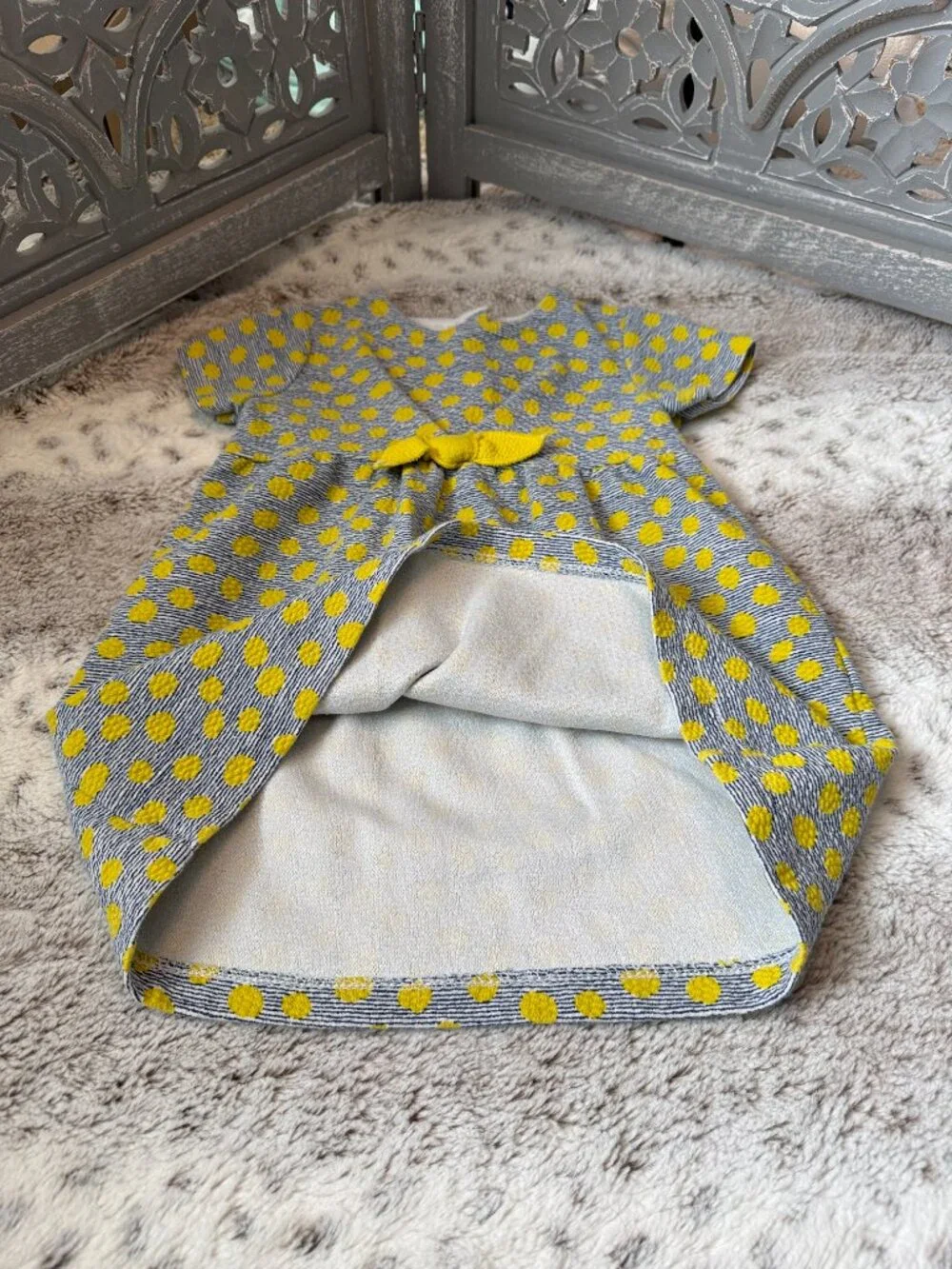 Zara striped polka dot dress baby girls 18-24 months preppy holiday party summer
